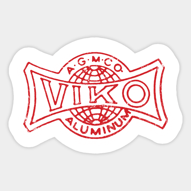 Viko Aluminum Sticker by MindsparkCreative